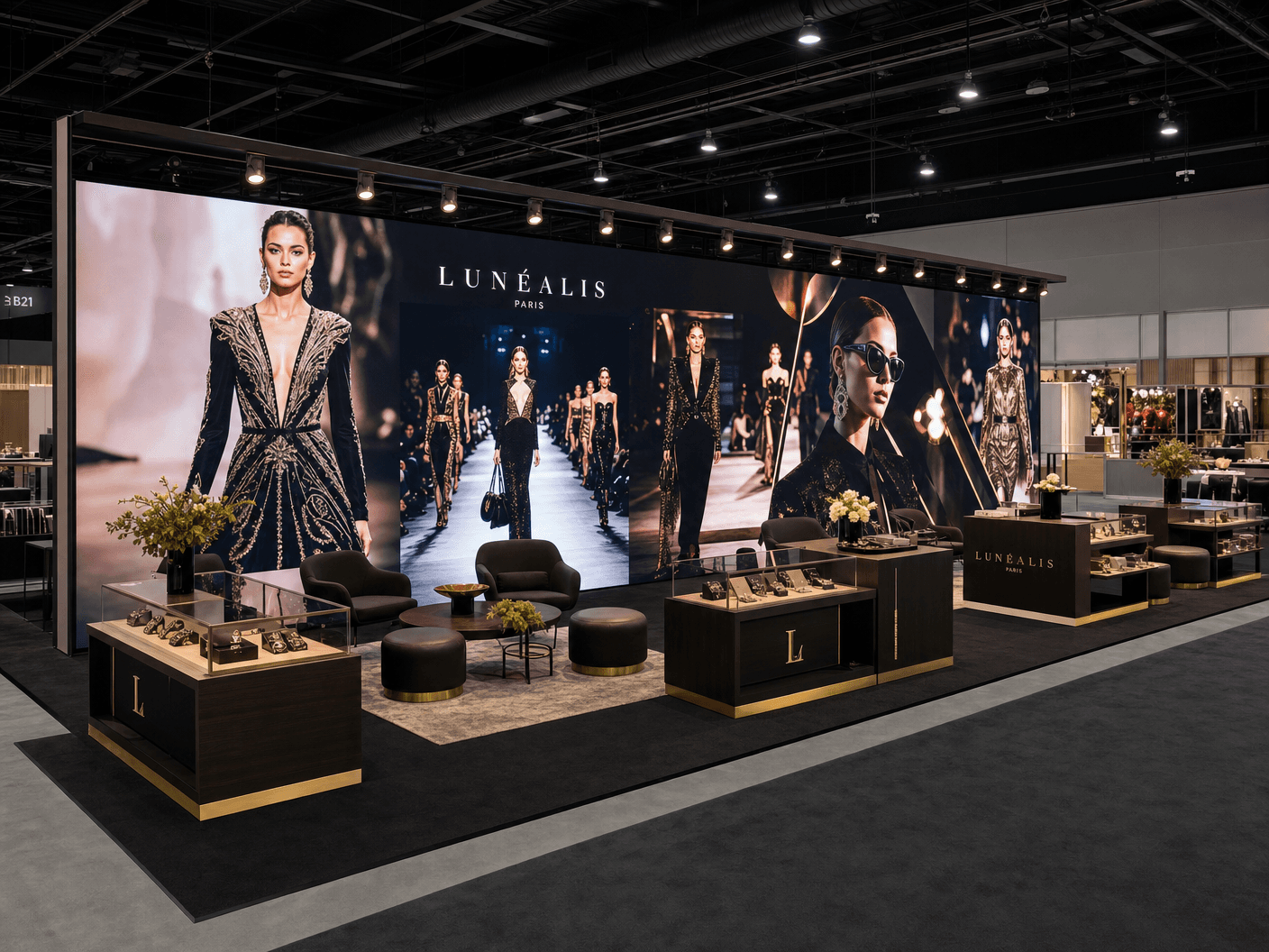 10x30 LED Trade Show Exhibit for CES in Dallas