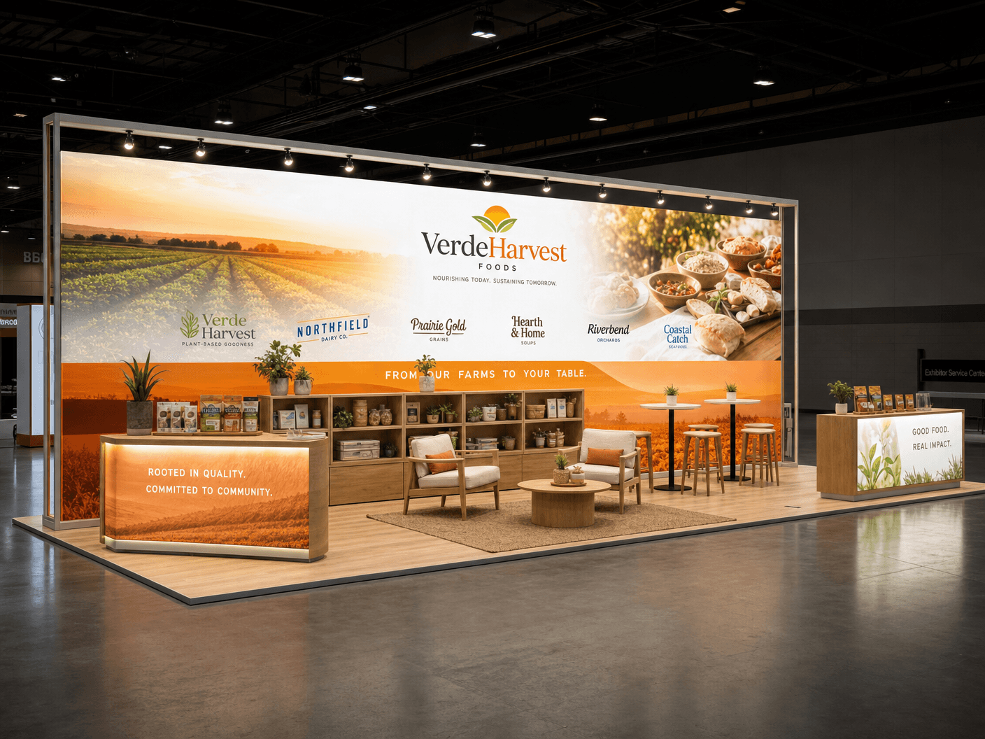 10x30 LED Trade Show Exhibit for LendIt in San Diego