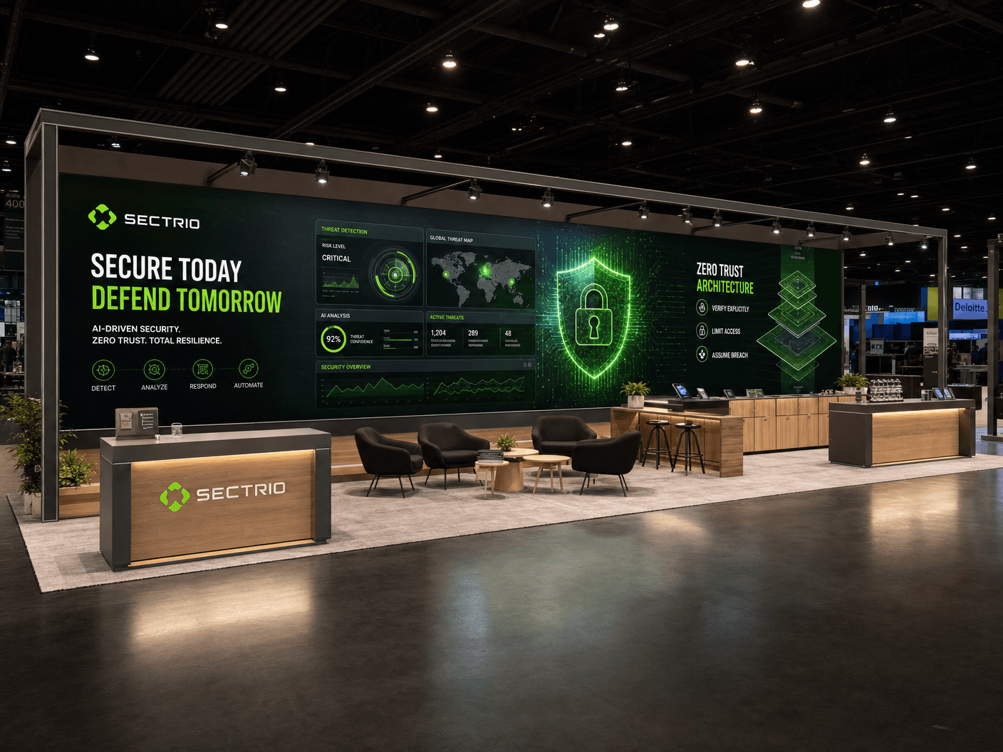 10x30 LED Trade Show Exhibit for NAB Show in Las Vegas