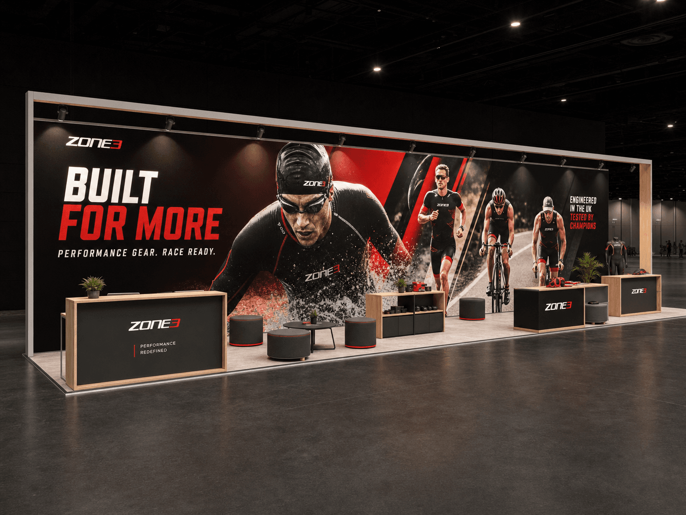 10x30 LED Trade Show Exhibit for WasteExpo in Boston