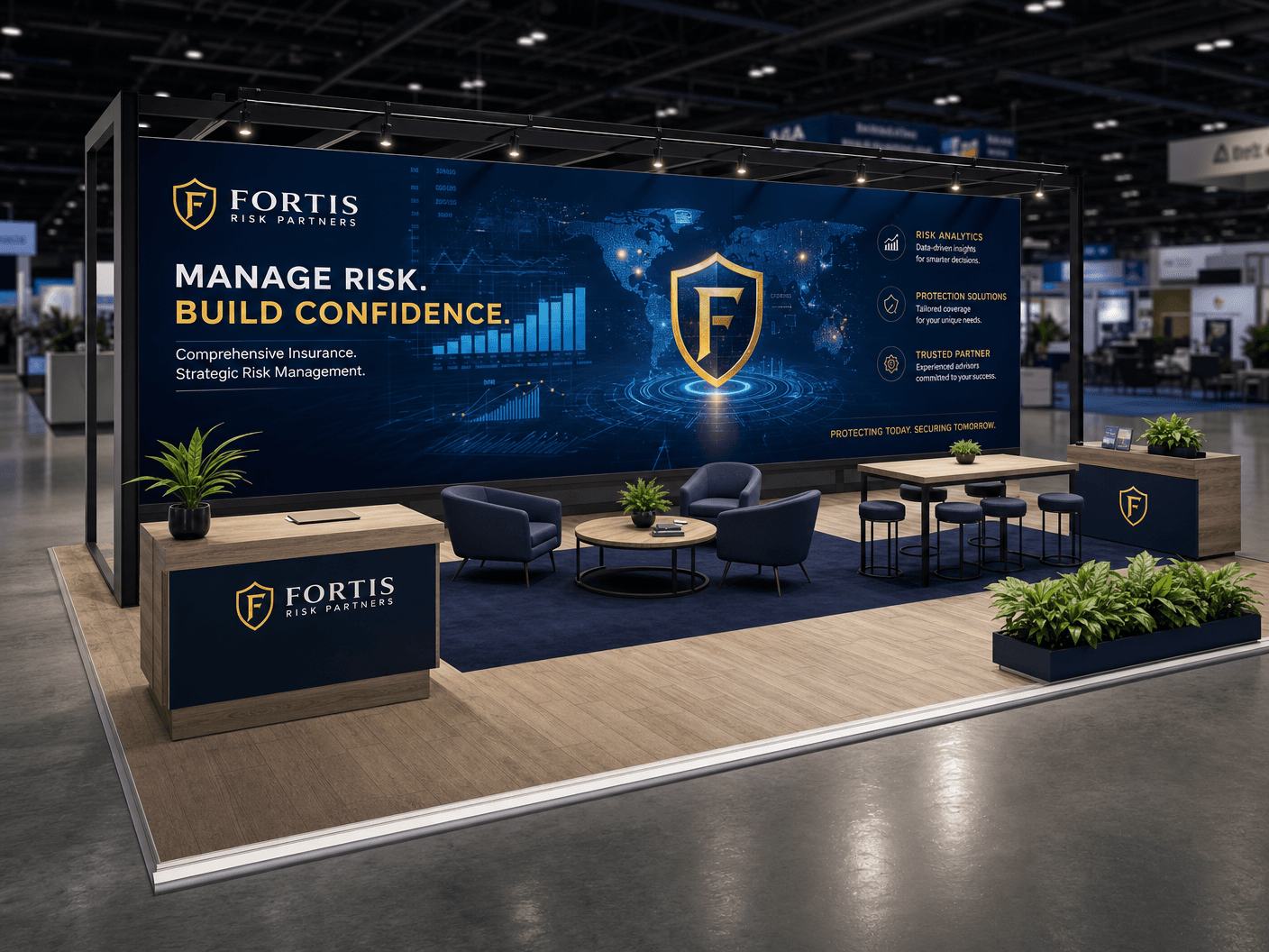 10x30 LED Trade Show Exhibit for IMTS in Houston