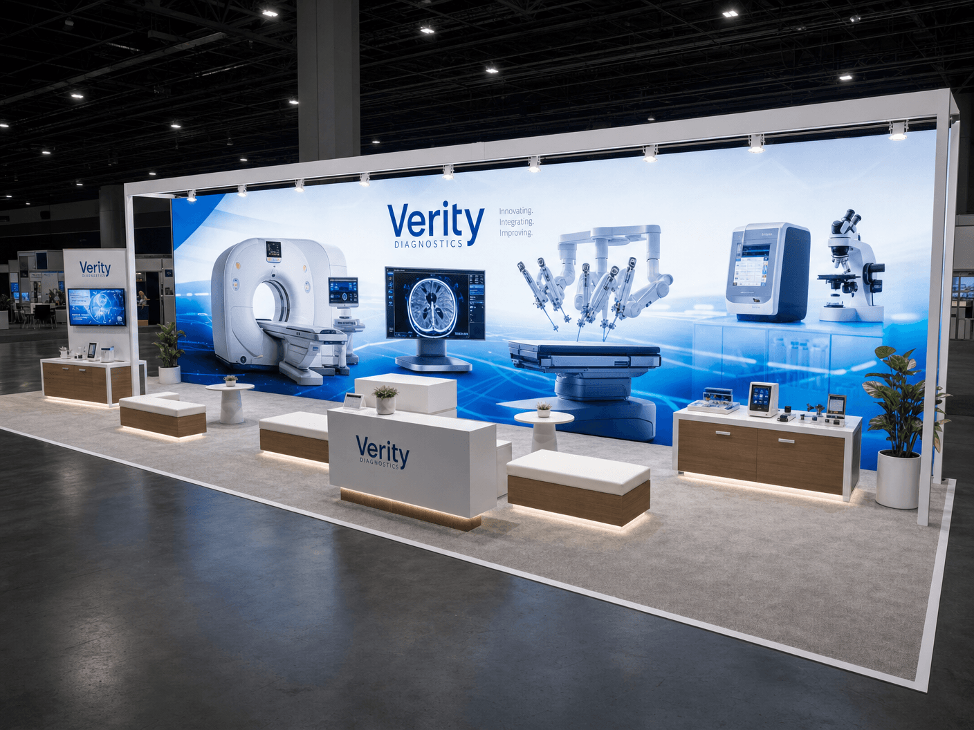 10x30 LED Exhibit Rental for New York Auto Show Dallas
