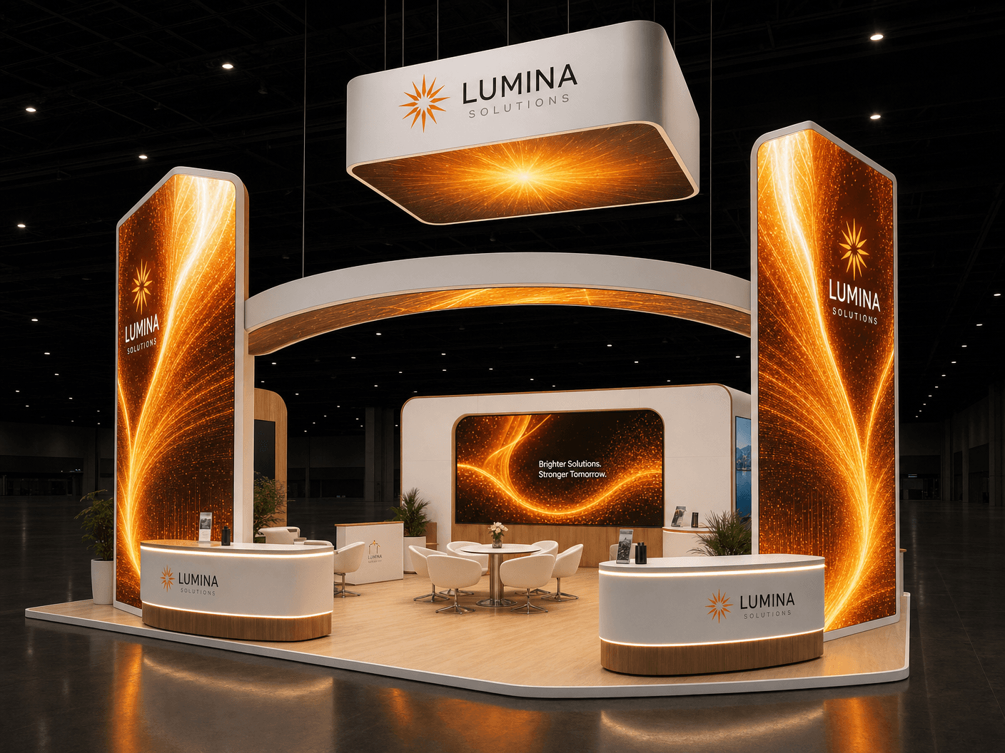 CERAWeek 20x20 LED Exhibit for Energy Companies