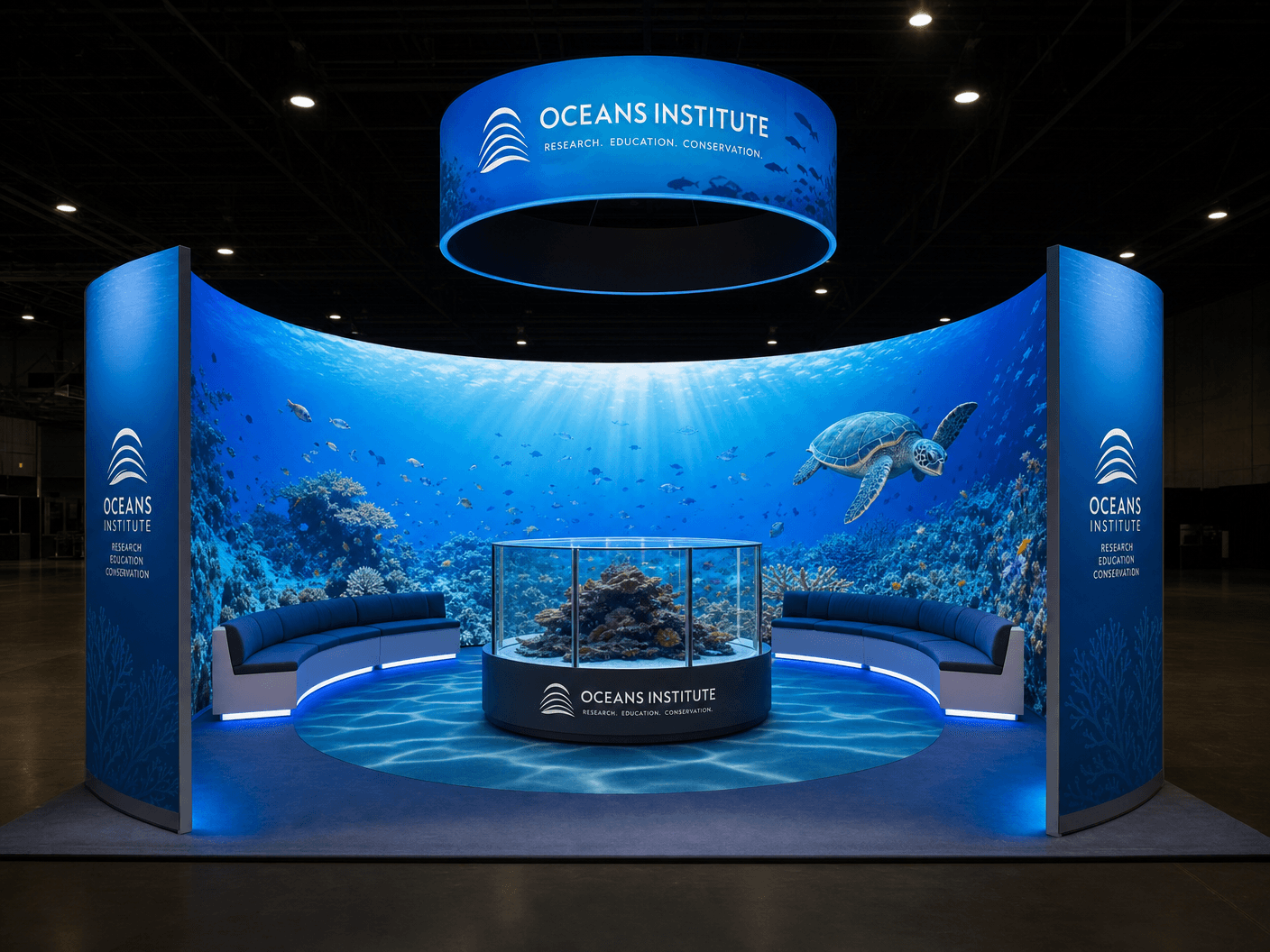 FLIBS Interactive LED Exhibit – 20x20 Marine Industry