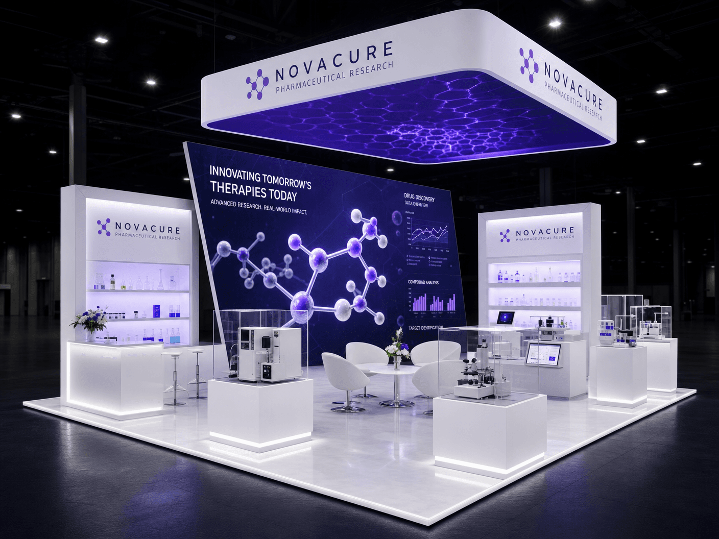 DIA 20x20 LED Screen Exhibit – Pharma Companies