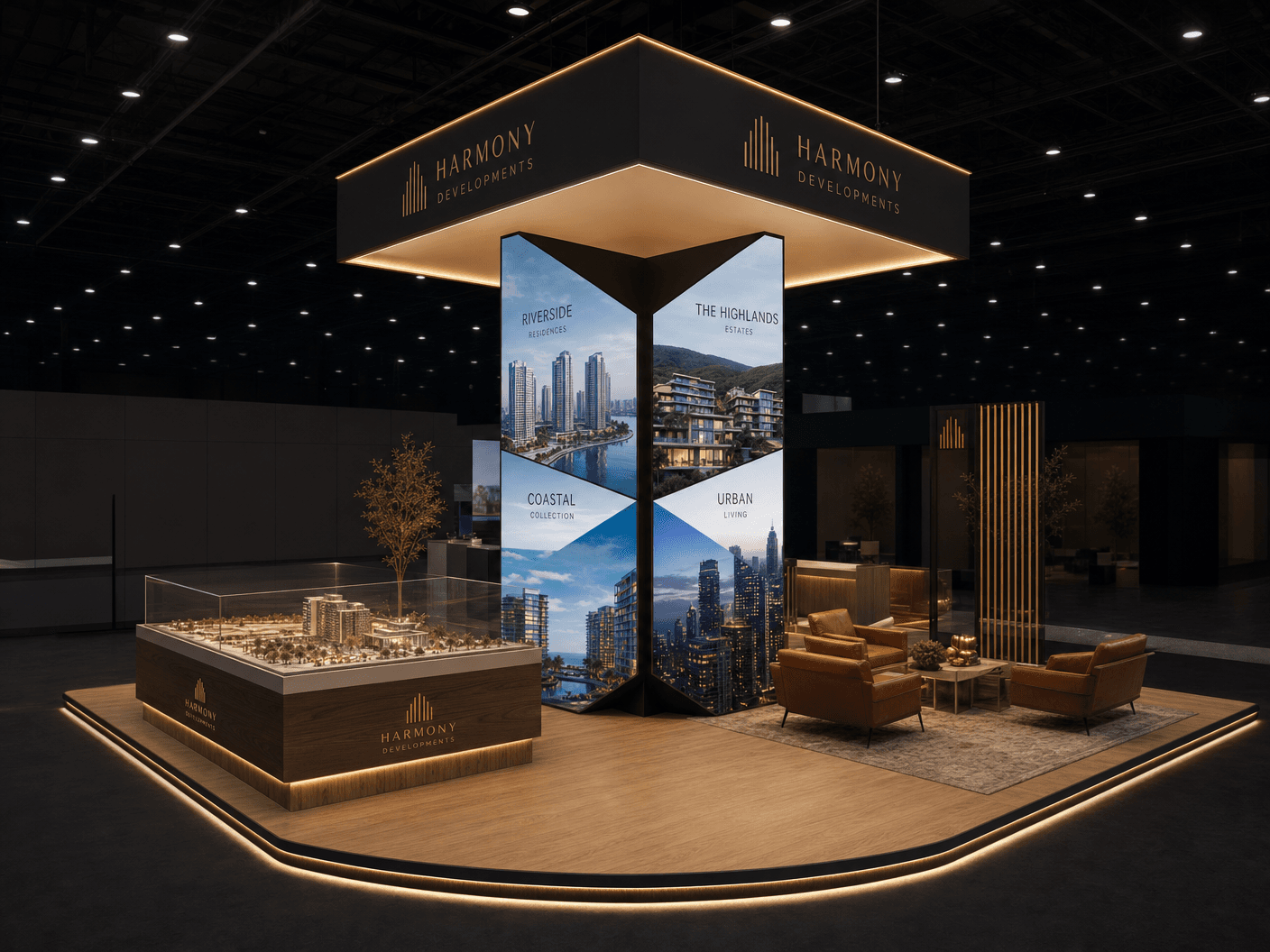 NAR NXT 20x20 LED Rental Exhibit for Real Estate Tech