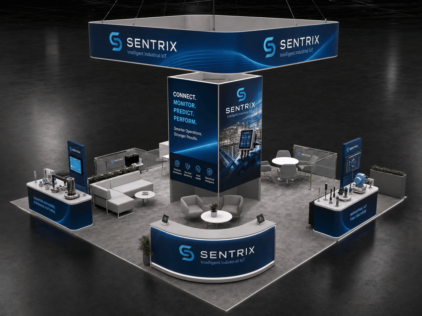 RSNA 20x20 LED Exhibit Rental – Healthcare Brands