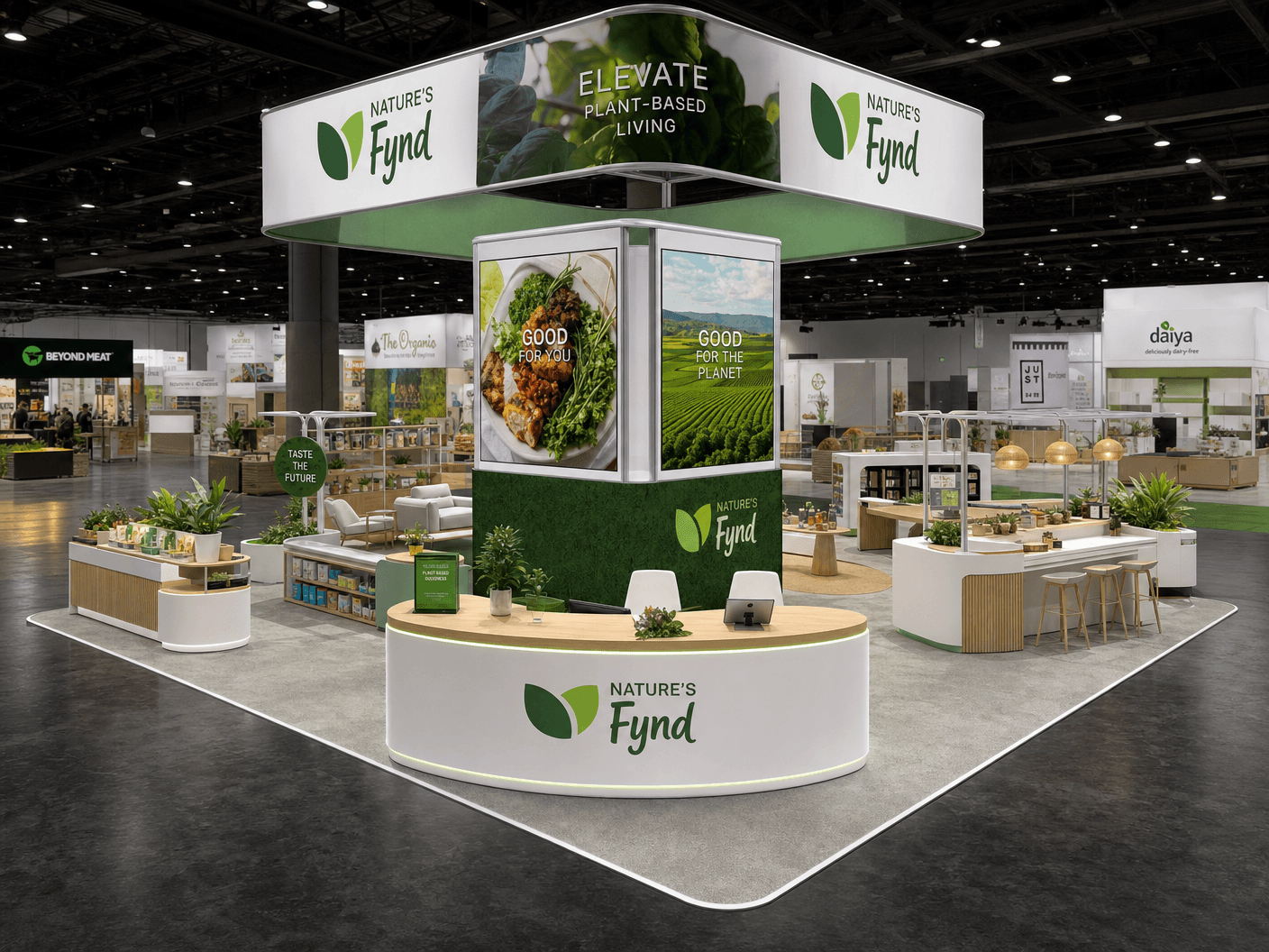 40x40 LED Trade Show Exhibit for JCK in Miami