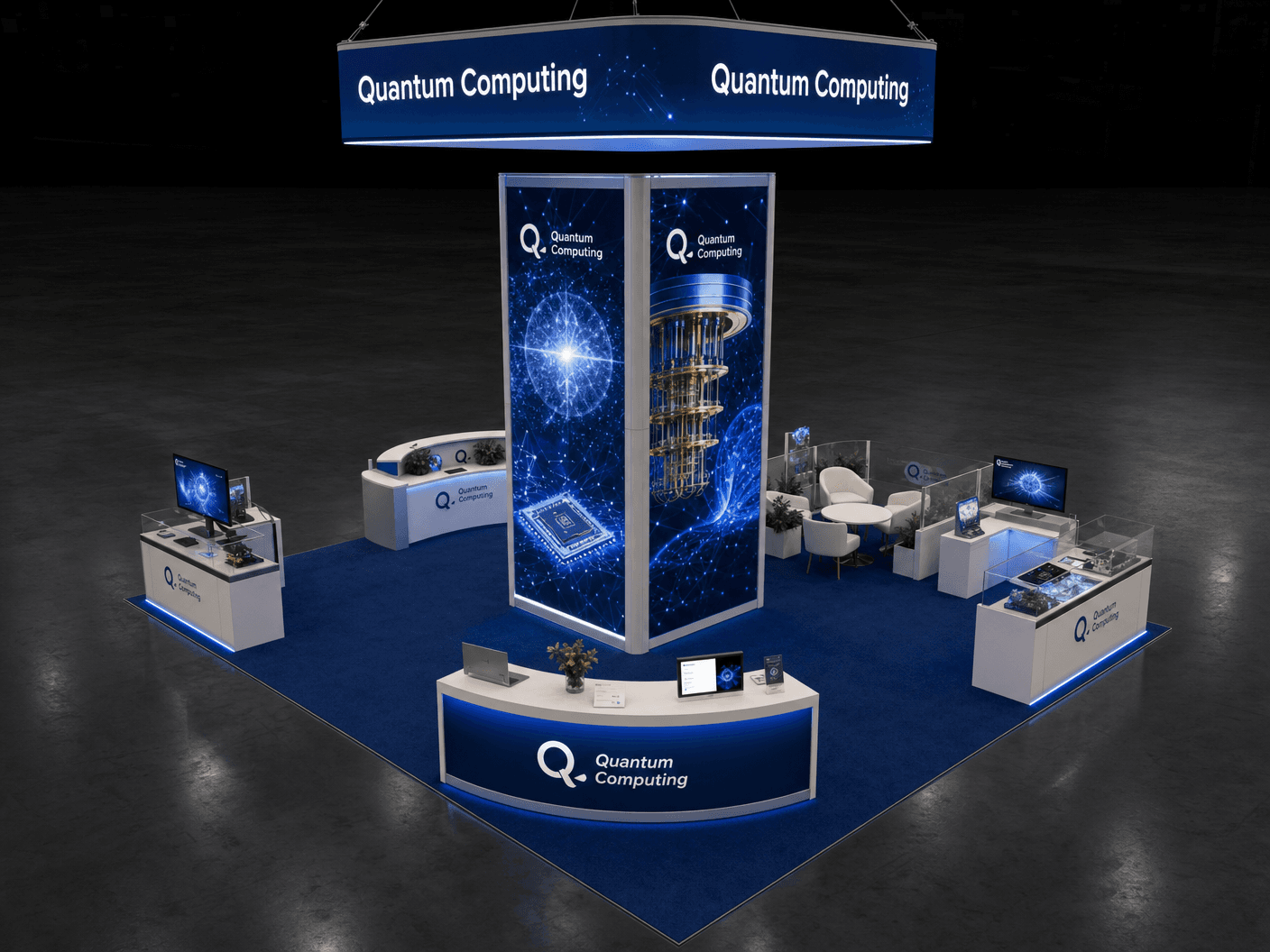 20x20 LED Trade Show Exhibit for InfoComm in Orlando