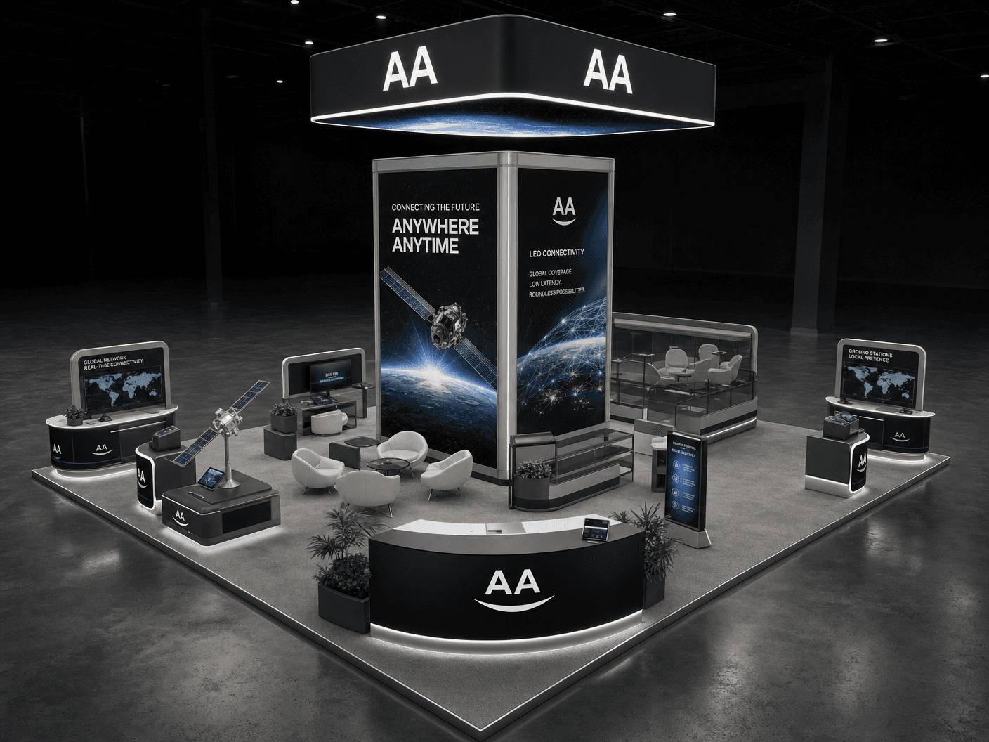 Cloud Computing Conference 20x40 LED Rental Exhibit – Technology Companies