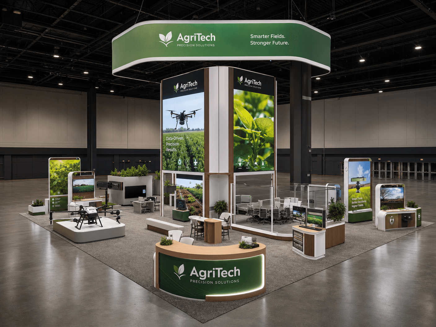 20x20 LED Display Exhibit for InfoComm in Orlando