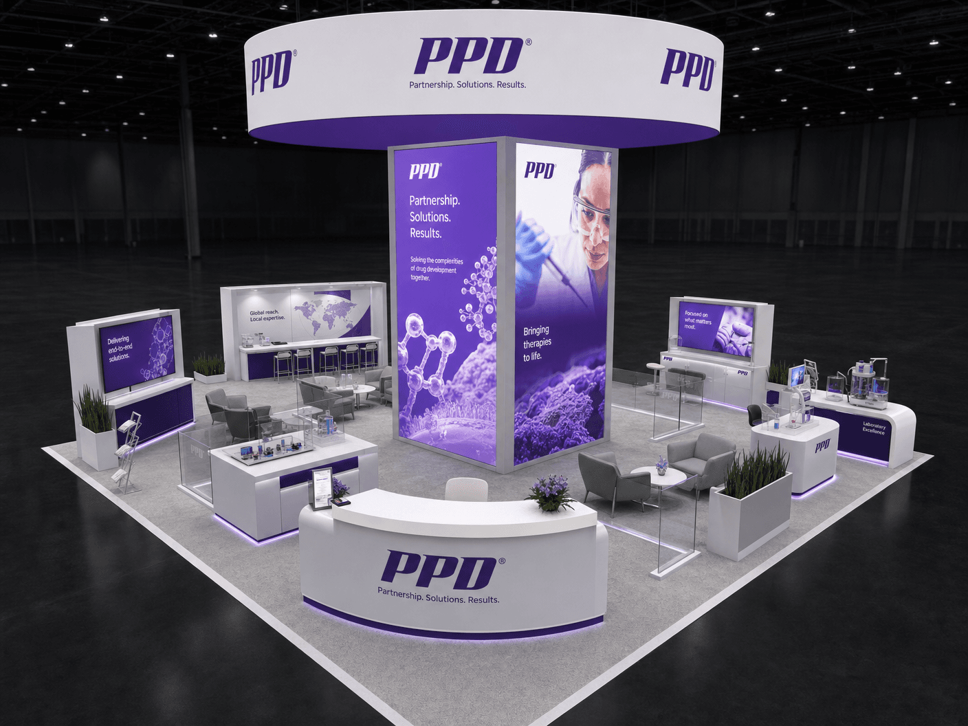 NAB Show 20x20 LED Video Wall Exhibit – Sports Companies