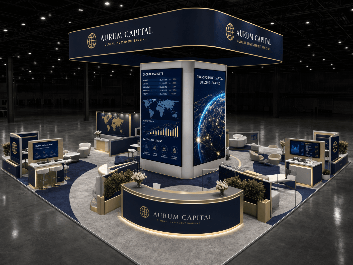 20x20 LED Trade Show Exhibit for Global Pet Expo in Orlando
