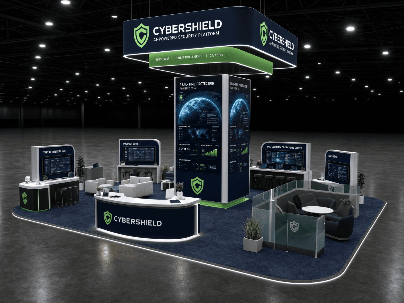 PACK EXPO 20x20 LED Exhibit – Manufacturing Brands