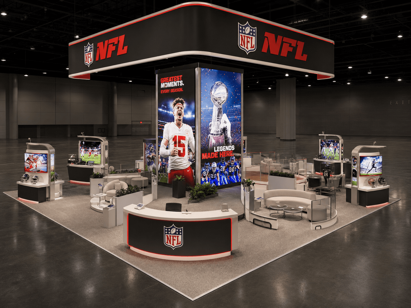 30x30 LED Exhibit Rental for FABTECH Chicago