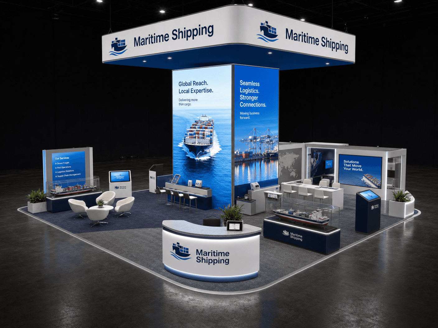 IMTS 20x20 LED Video Wall Exhibit – Manufacturing Companies