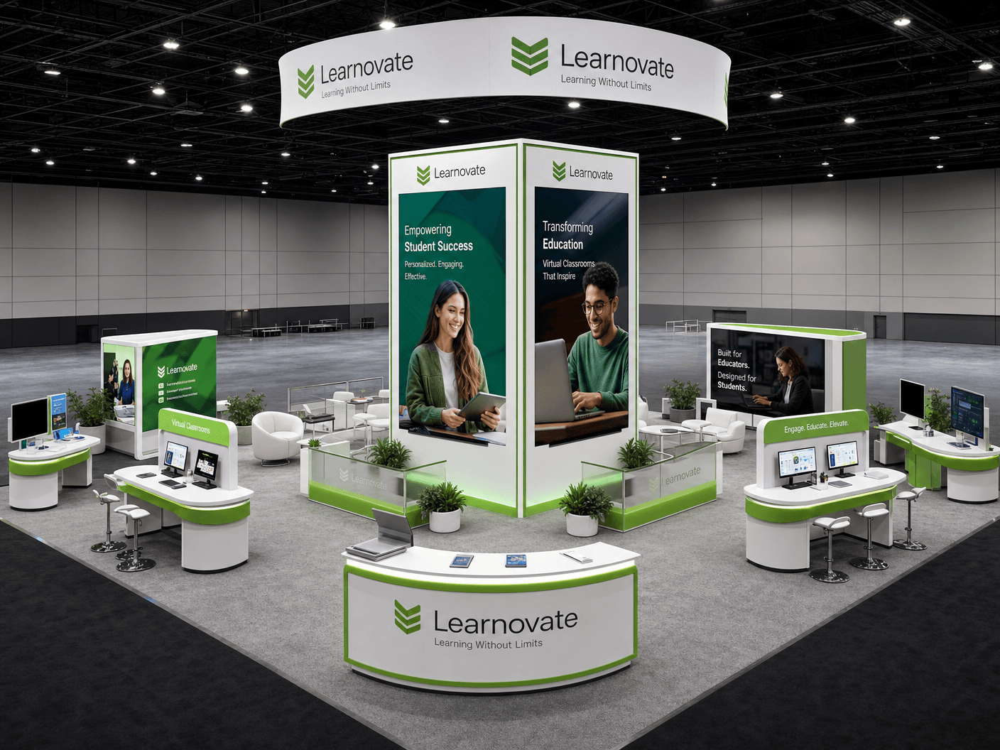 20x20 LED Exhibit Rental for Natural Products Expo West Anaheim
