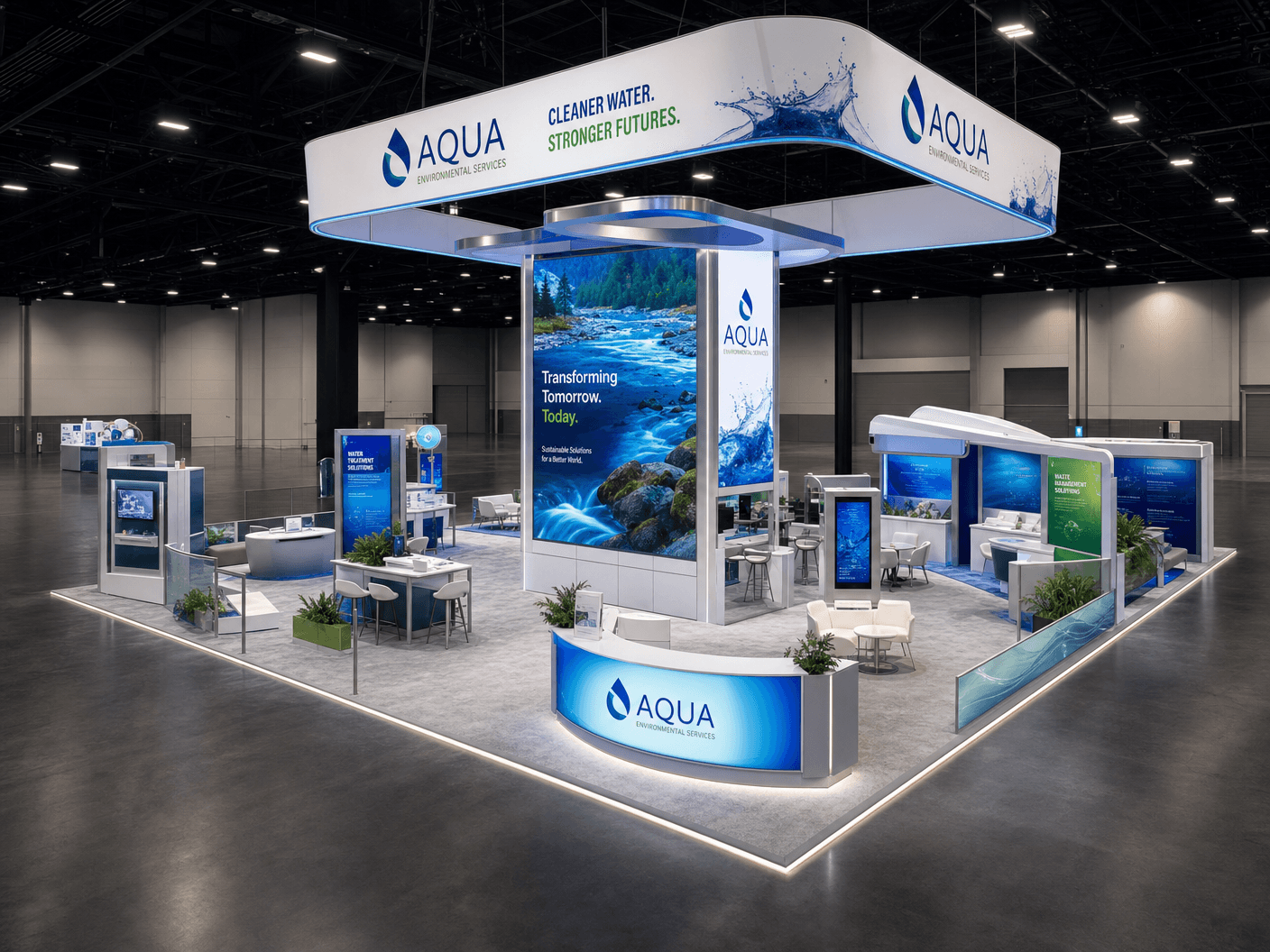 WEFTEC Immersive LED Exhibit – 20x40 Environmental Tech