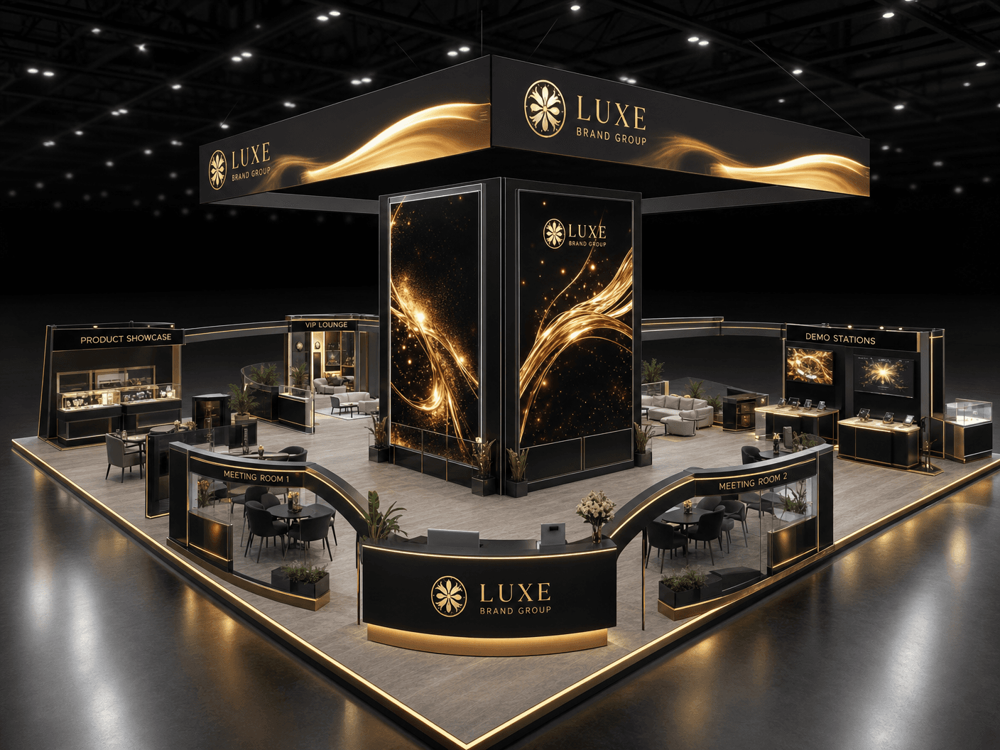 Cloud Computing Conference 50x50 LED Exhibit – Technology Companies