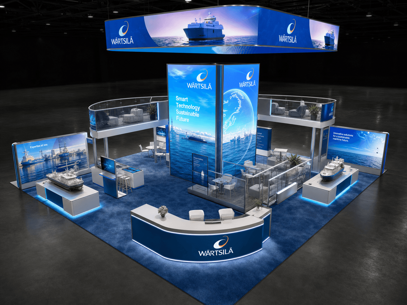 InfoComm Interactive LED Exhibit – 50x50 Technology Companies