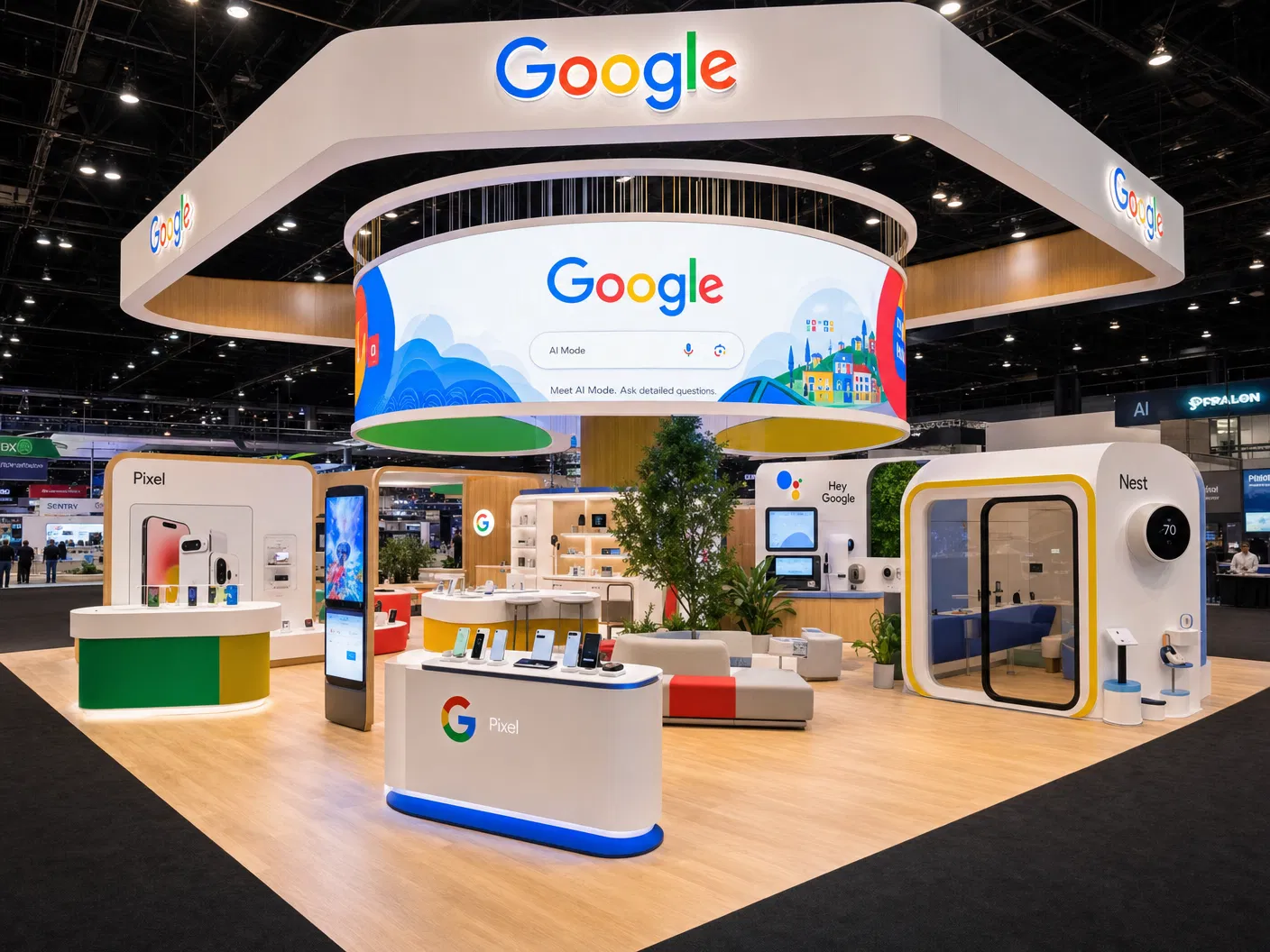 Cloud Computing Conference 30x30 LED Exhibit – Technology Companies