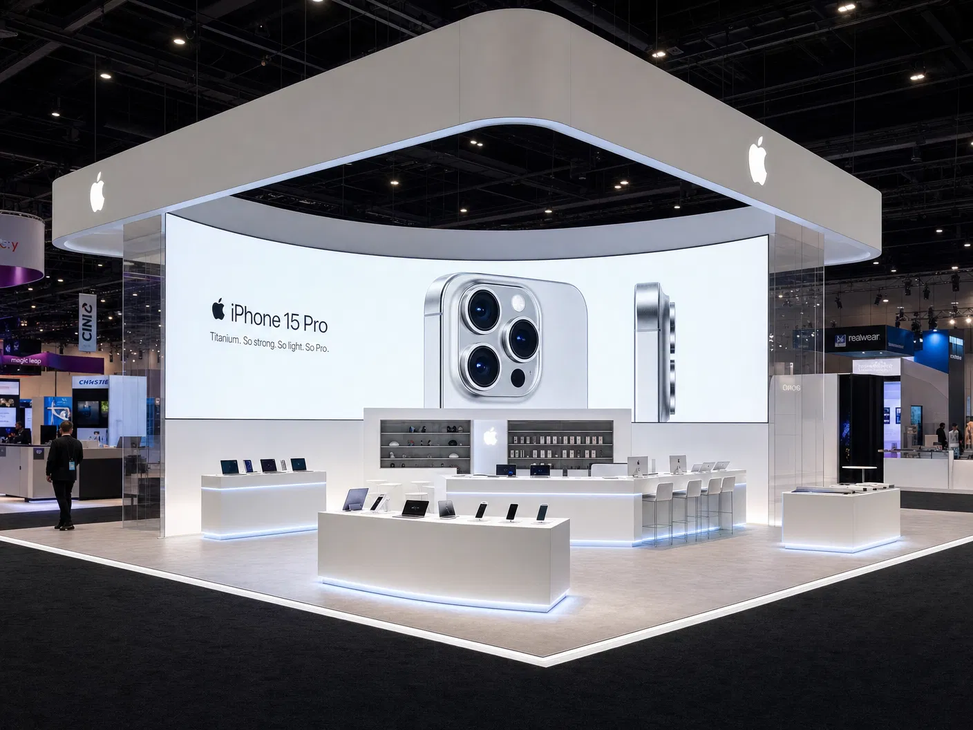 Cloud Computing Conference 30x30 LED Wall Exhibit – Technology Companies