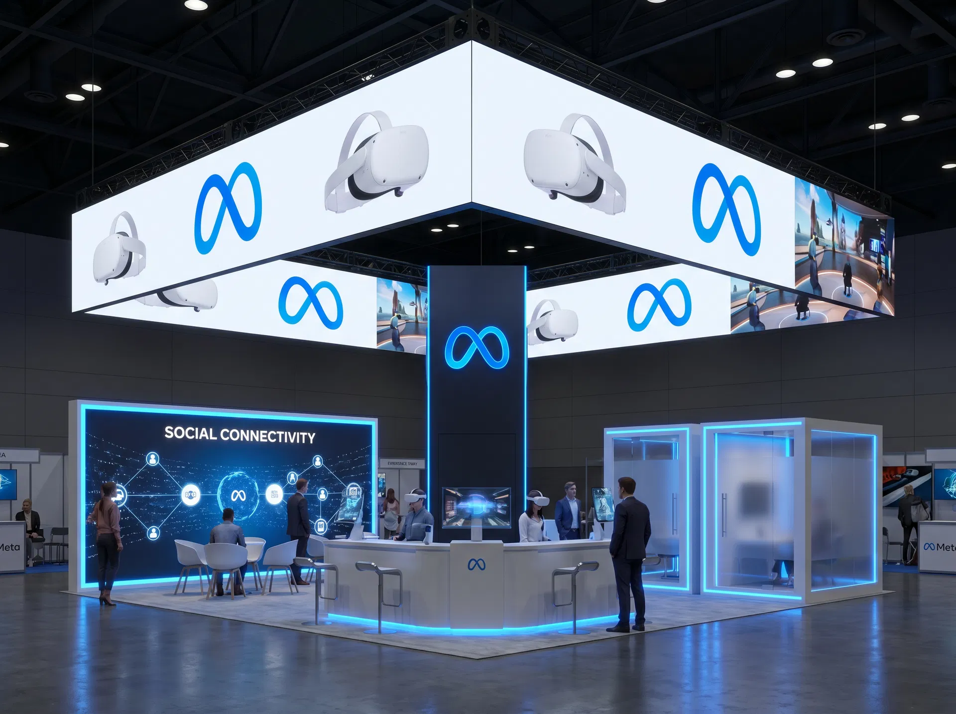 20x20 LED Exhibit Rental for SEMA Show Las Vegas