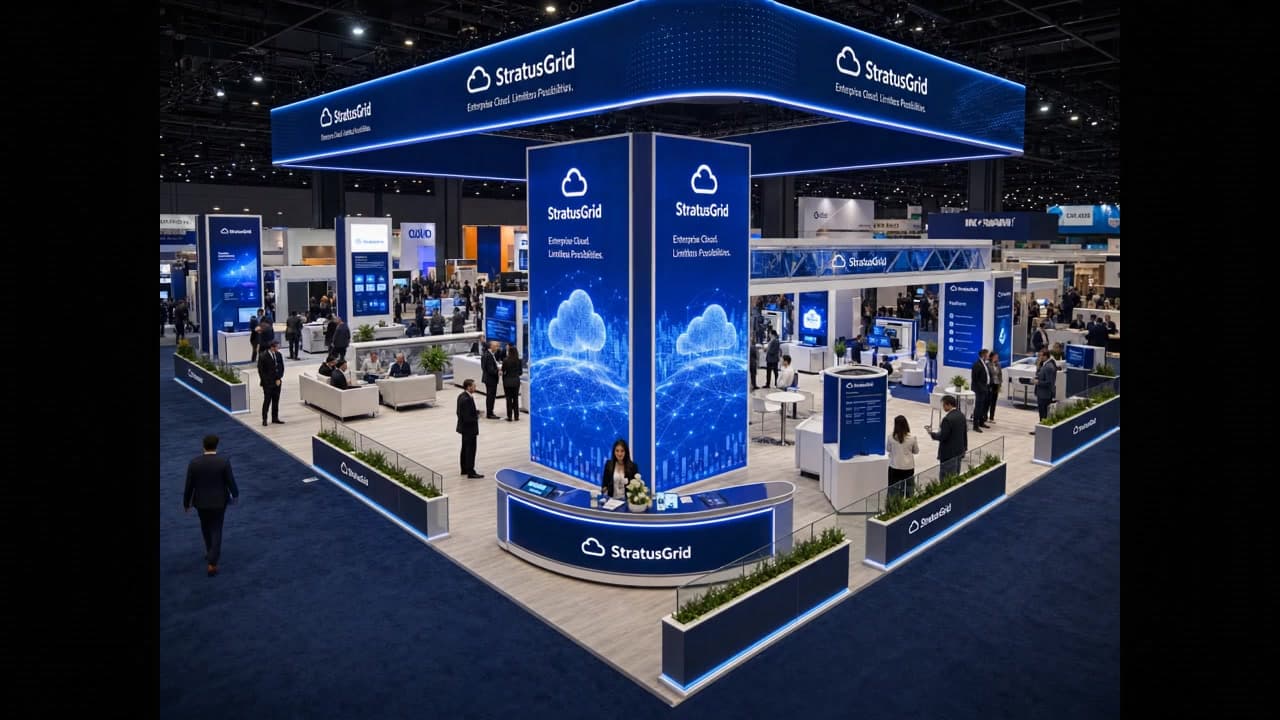 JCK 40x40 LED Video Wall Exhibit – Retail Companies
