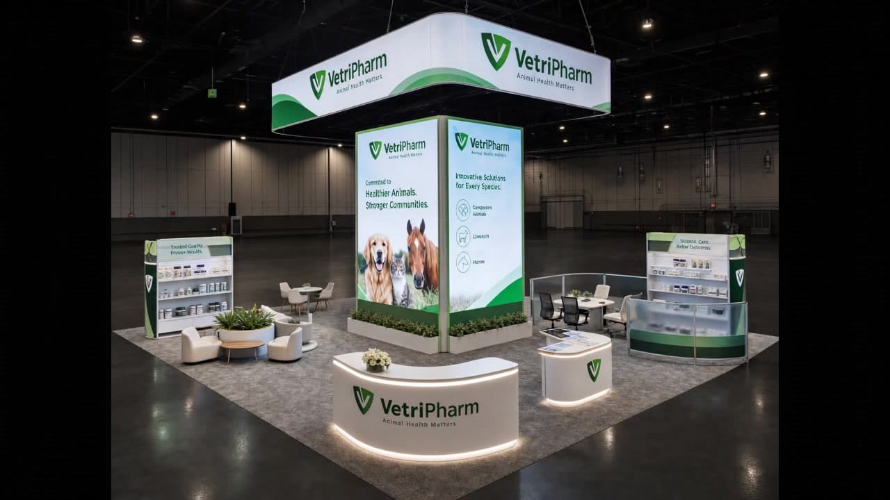20x20 LED Exhibit Rental for HIMSS Chicago