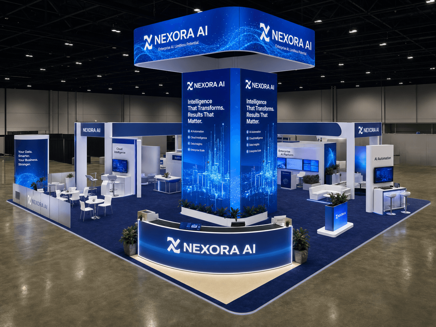 SEMA Show 30x40 LED Video Wall Exhibit – Automotive Companies