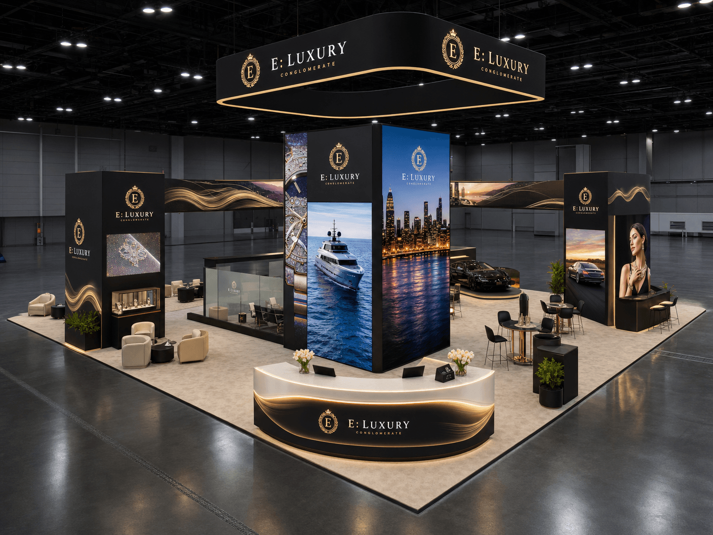 Natural Products Expo West 30x40 LED Trade Show Exhibit – Food & Beverage Brands