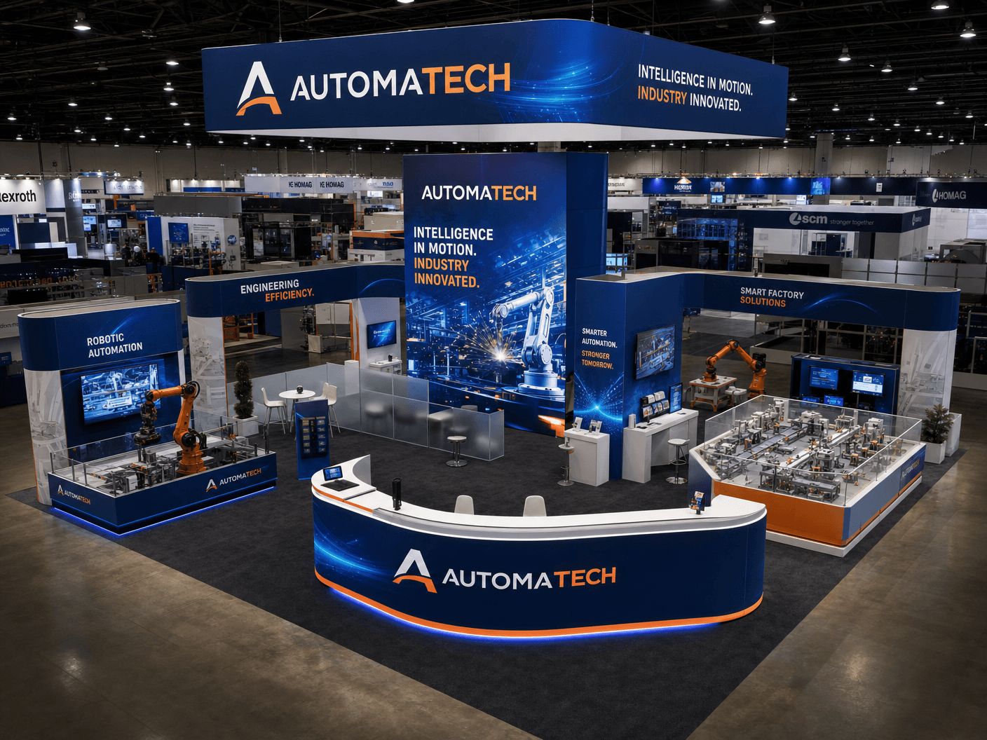 30x40 LED Exhibit Rental for CES Las Vegas