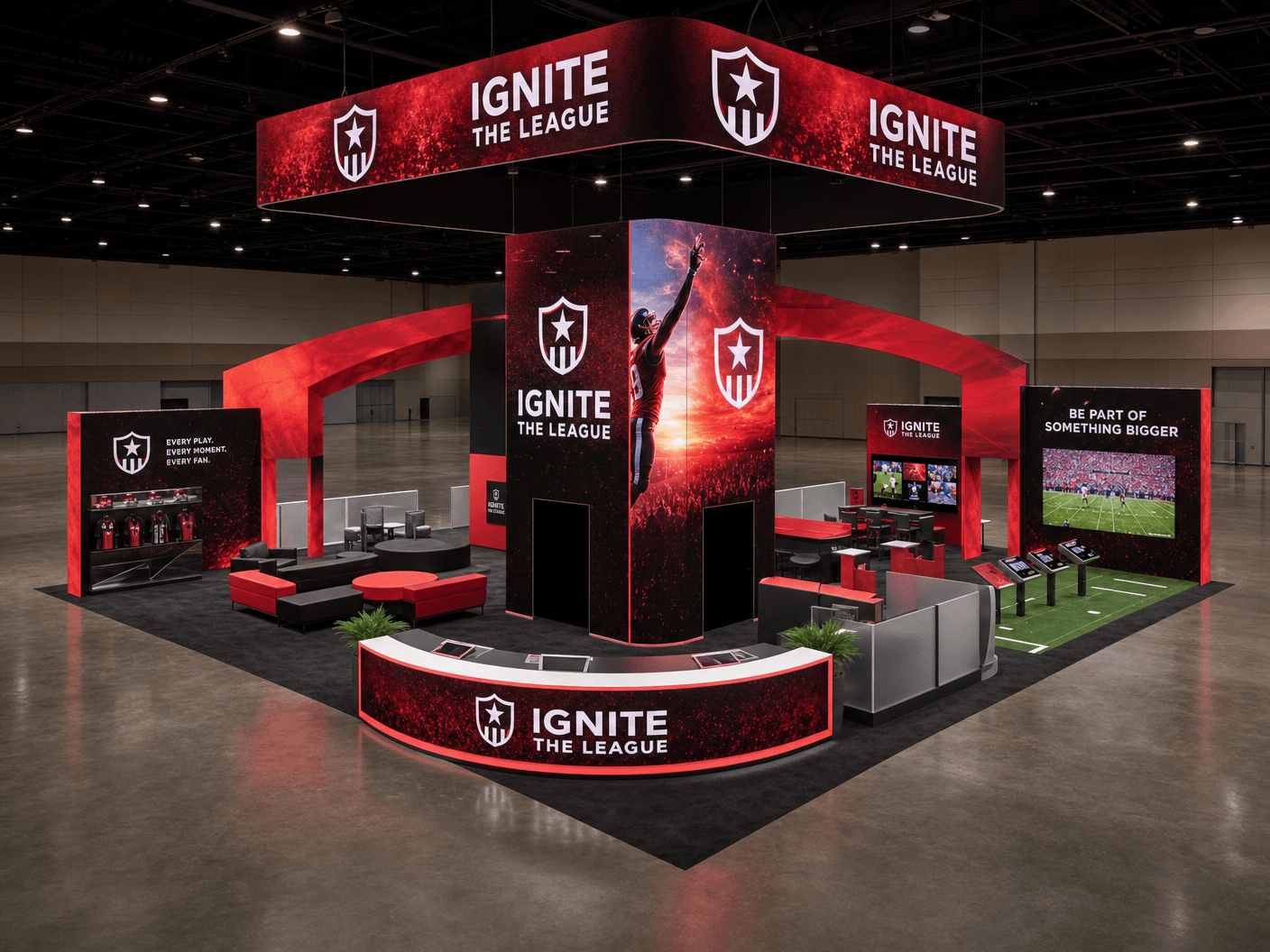 30x40 LED Trade Show Exhibit for CES in Las Vegas