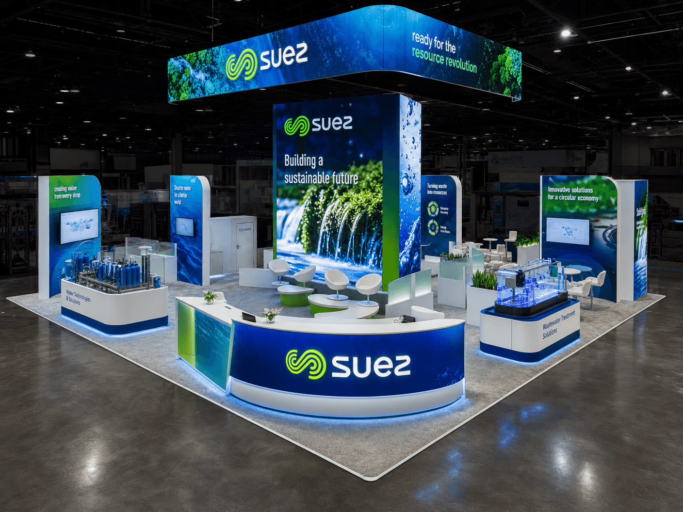 30x40 LED Trade Show Exhibit for CES in Las Vegas