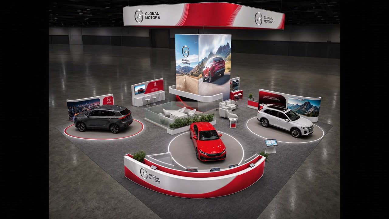 AAPEX LED Technology Exhibit – 30x40 Automotive Brands