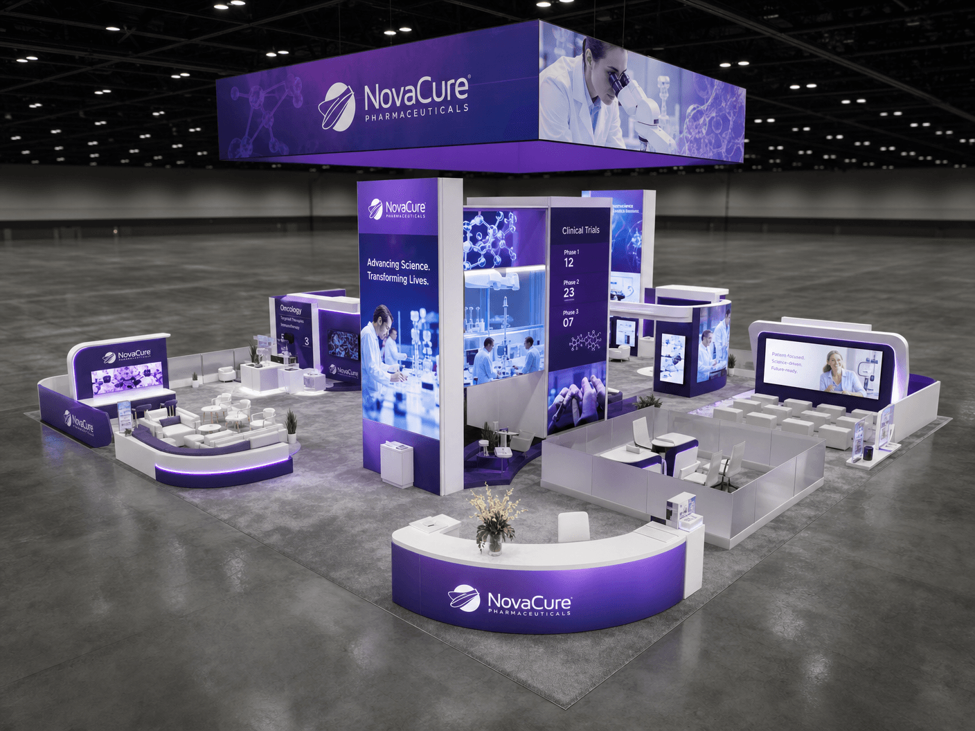 SEMA Show 30x30 LED Exhibit Rental – Automotive Brands