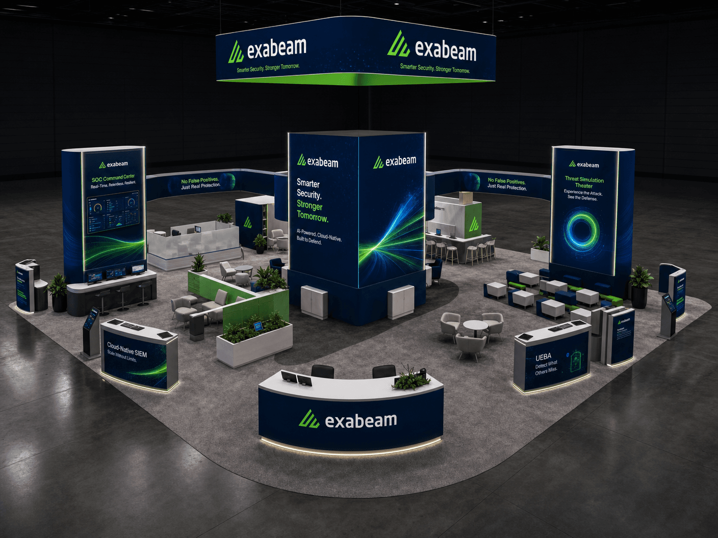 30x40 LED Exhibit Rental for AAPEX New York