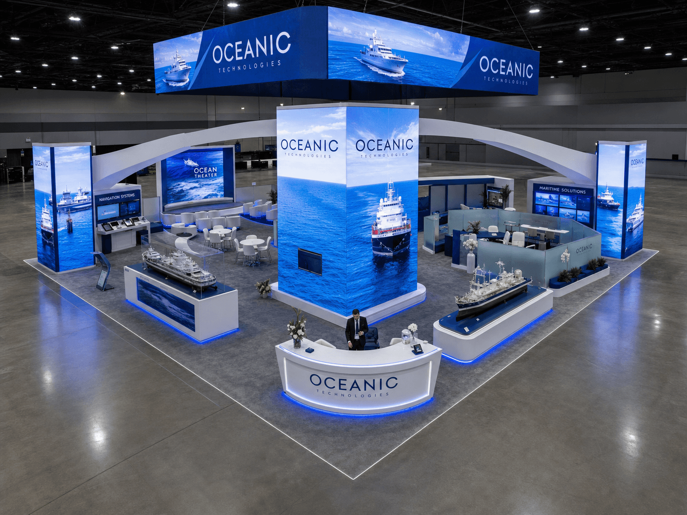 30x40 LED Exhibit Rental for InfoComm Las Vegas