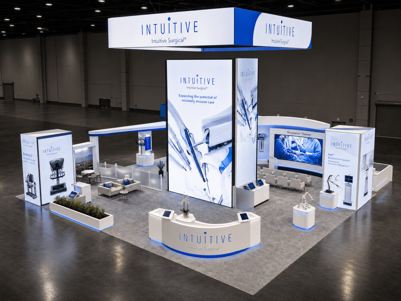 CES 30x40 LED Video Wall Exhibit – Technology Companies