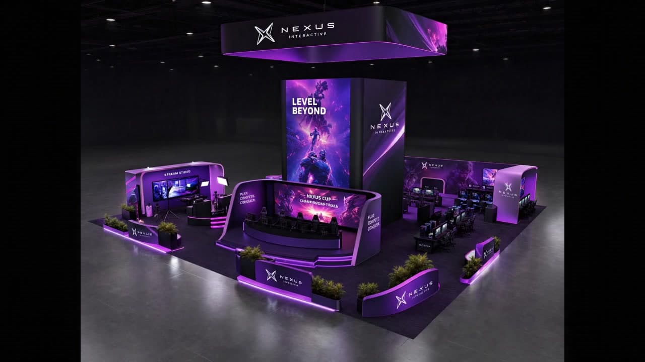 30x40 LED Trade Show Exhibit for SuperZoo in Dallas