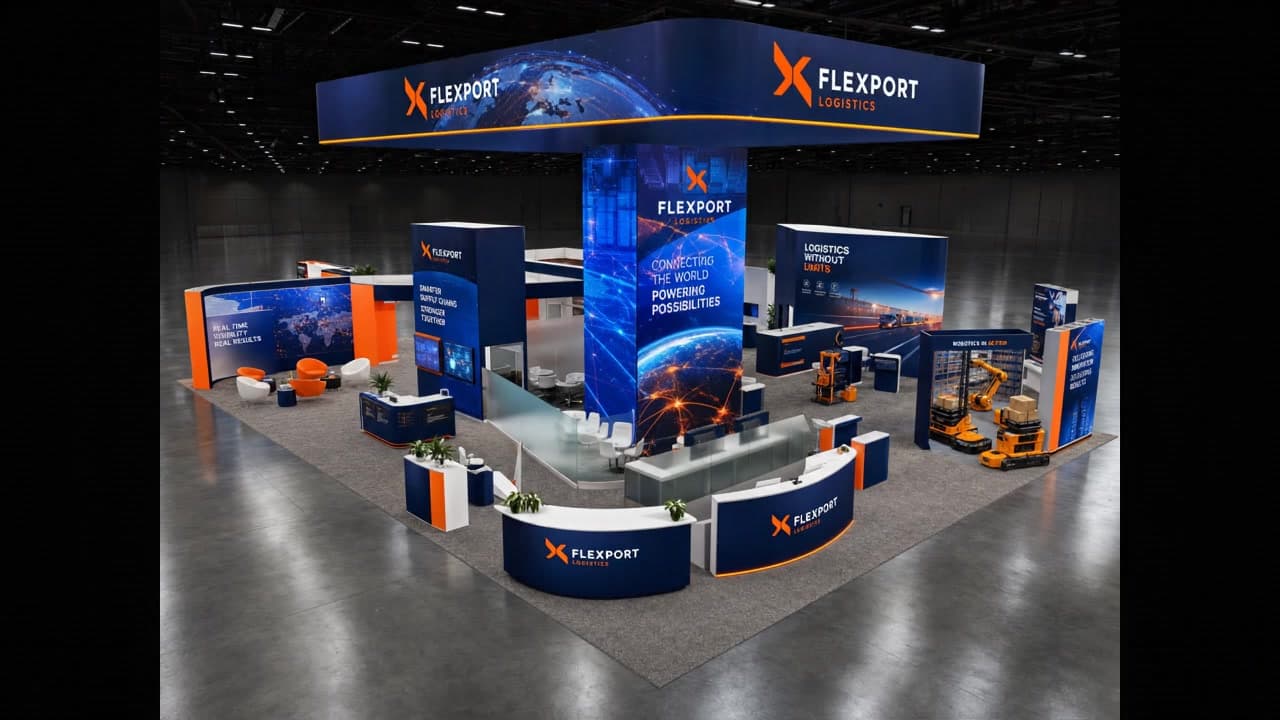 OTC 30x40 LED Video Wall Exhibit – Energy Companies