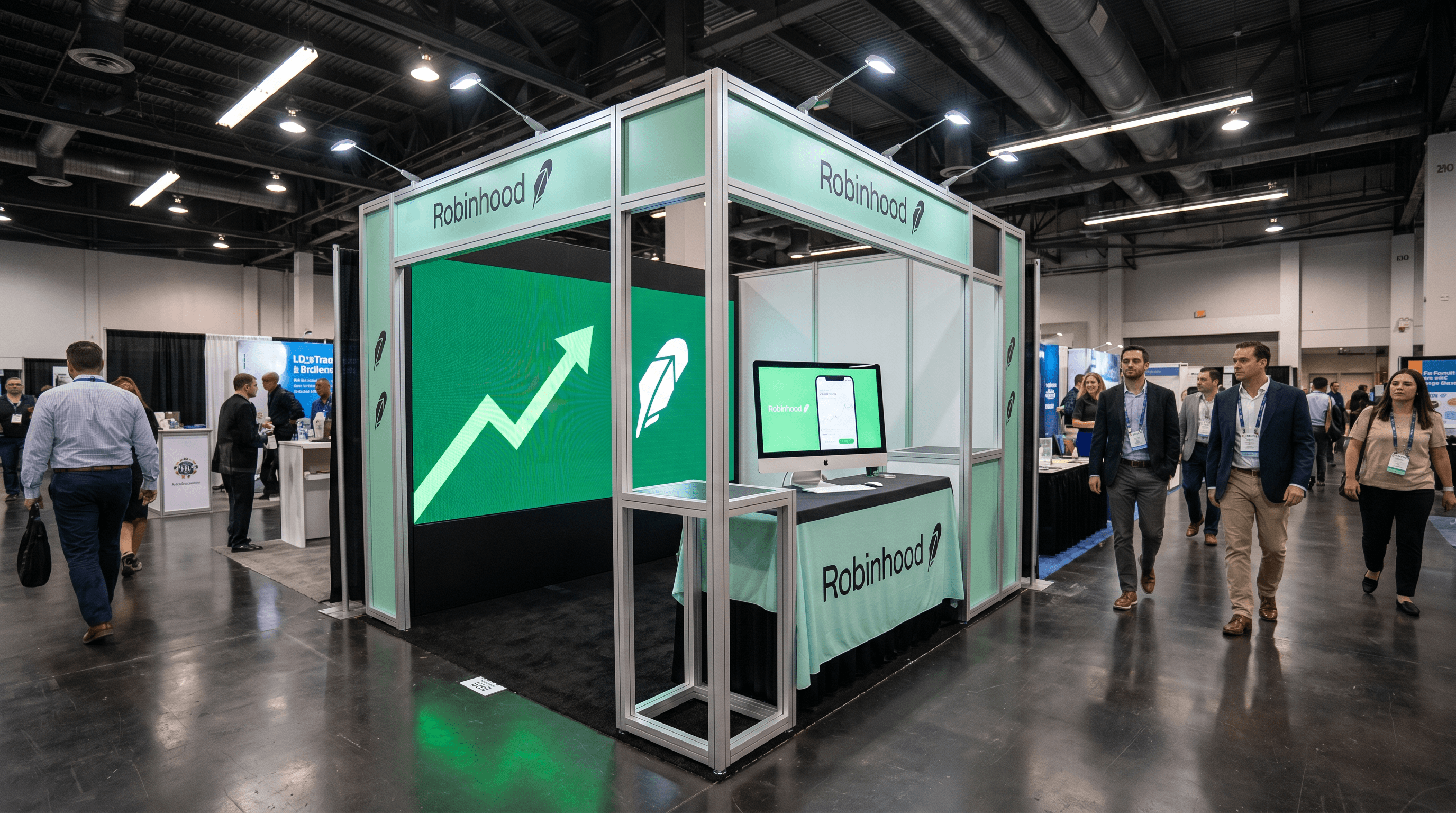 10x10 LED Exhibit Rental for SEMA Show Dallas