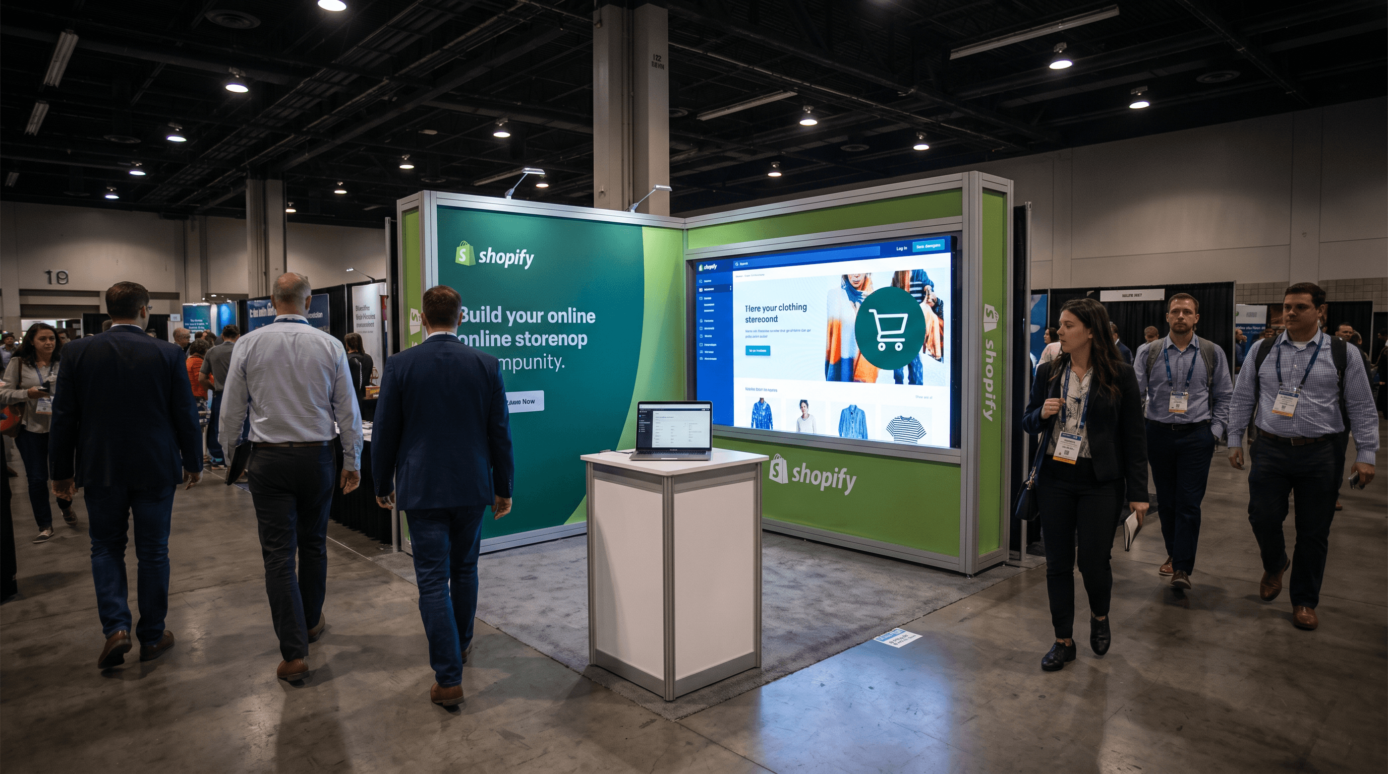 10x10 LED Exhibit Rental for ASD Market Week Nashville