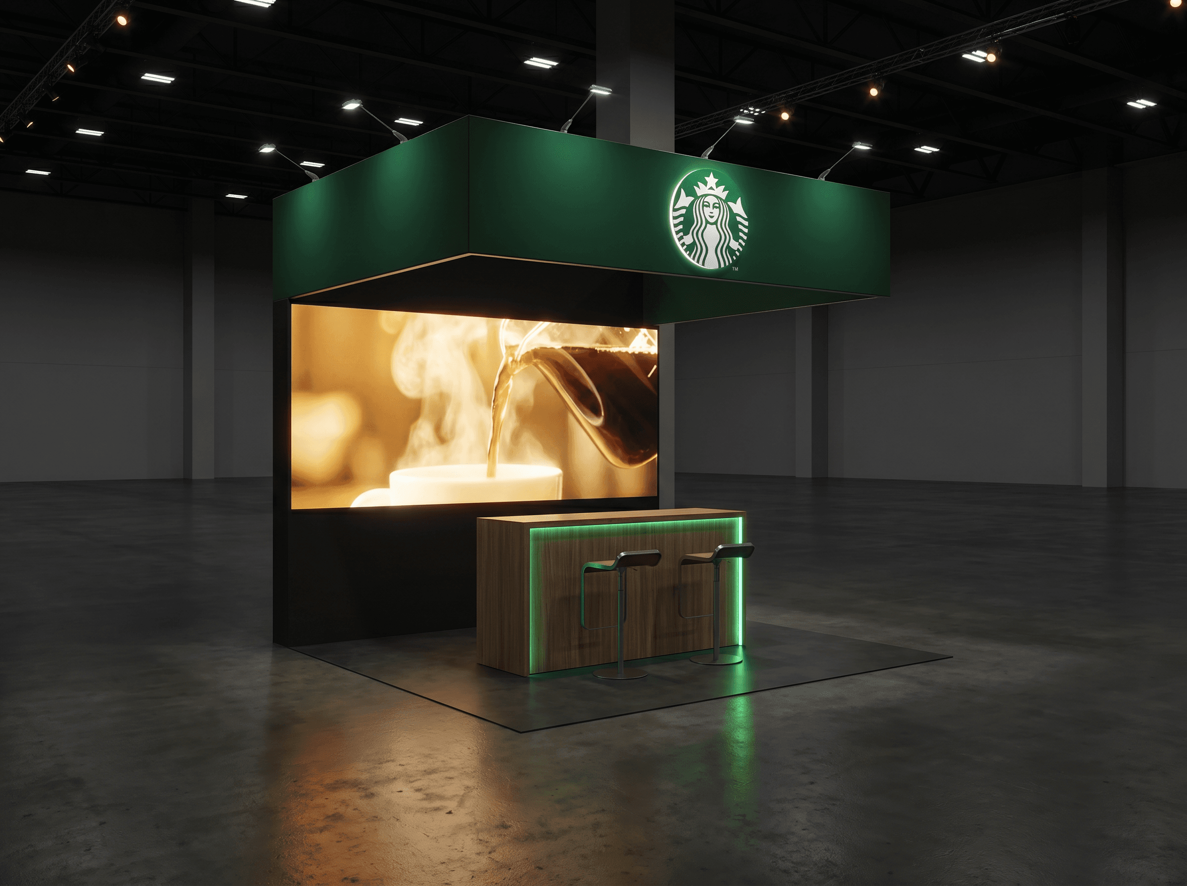 10x10 LED Exhibit Rental for MAGIC Trade Show Orlando