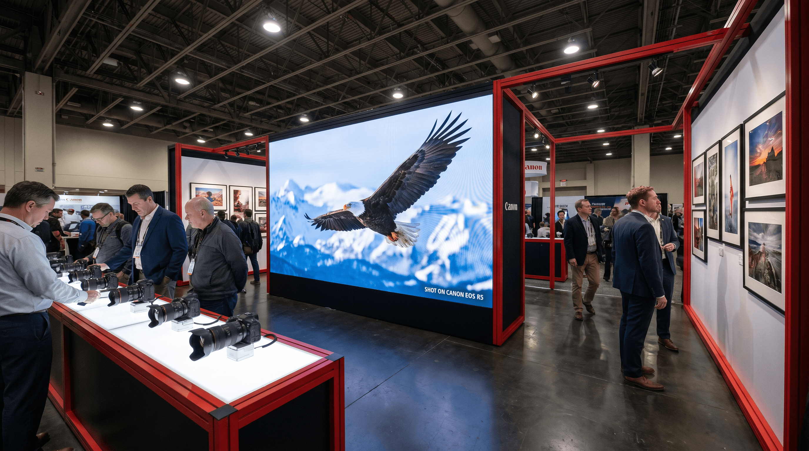 10x40 LED Panel Exhibit for ASD Market Week Technology Companies
