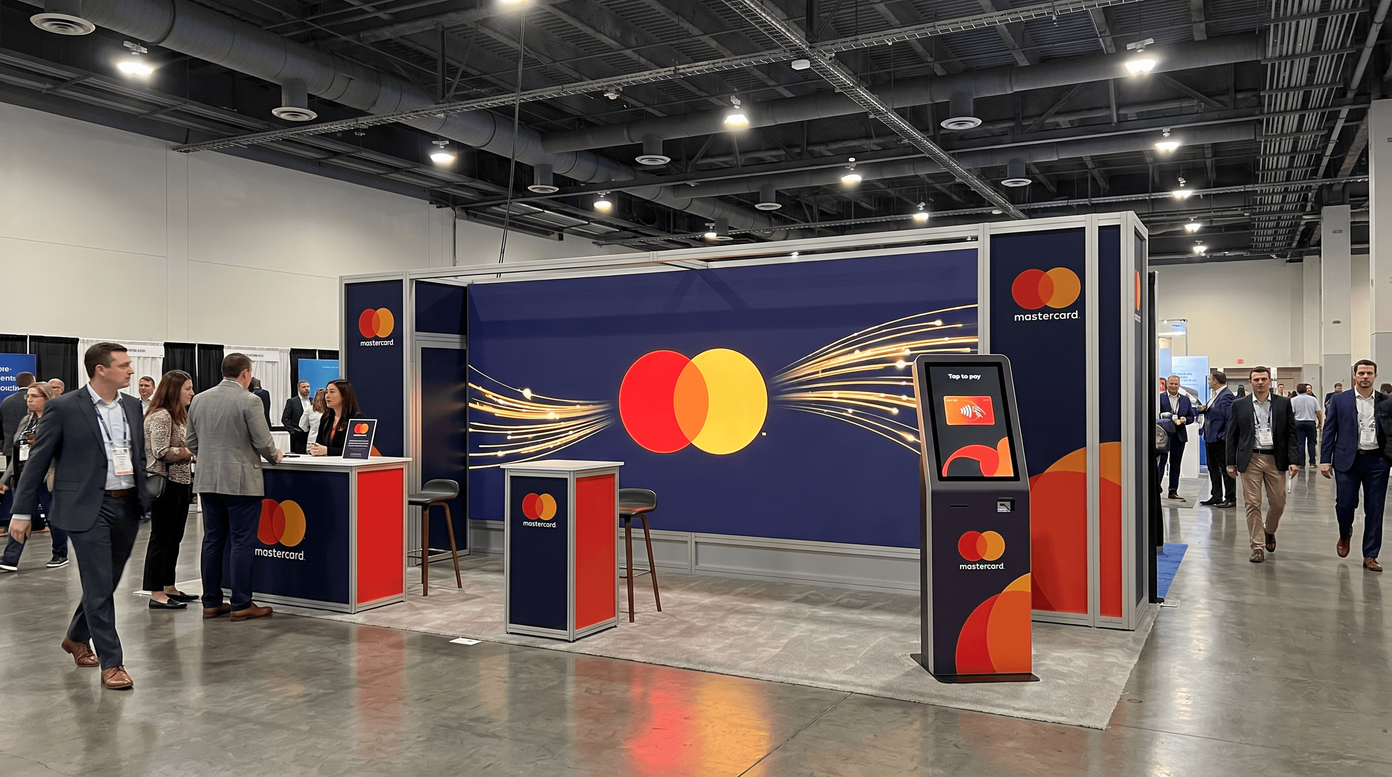 IMEX America 10x30 LED Trade Show Exhibit for Technology Companies