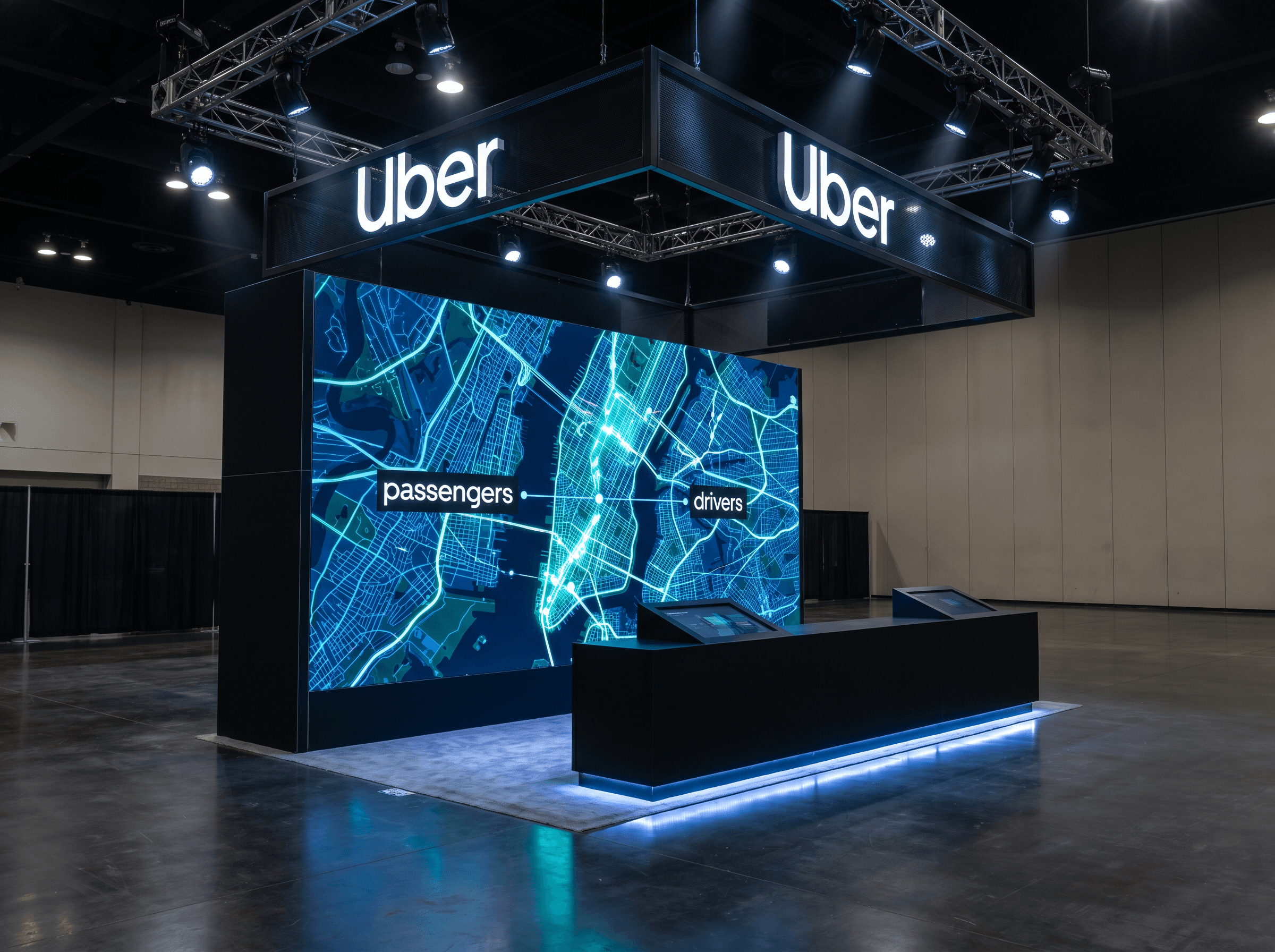 EuroShop 10x20 LED Video Wall Exhibit – Finance Companies