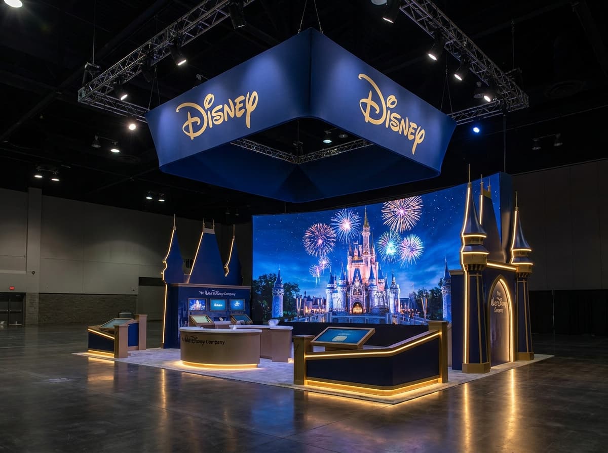 20x20 LED Trade Show Exhibit for InfoComm Technology Companies