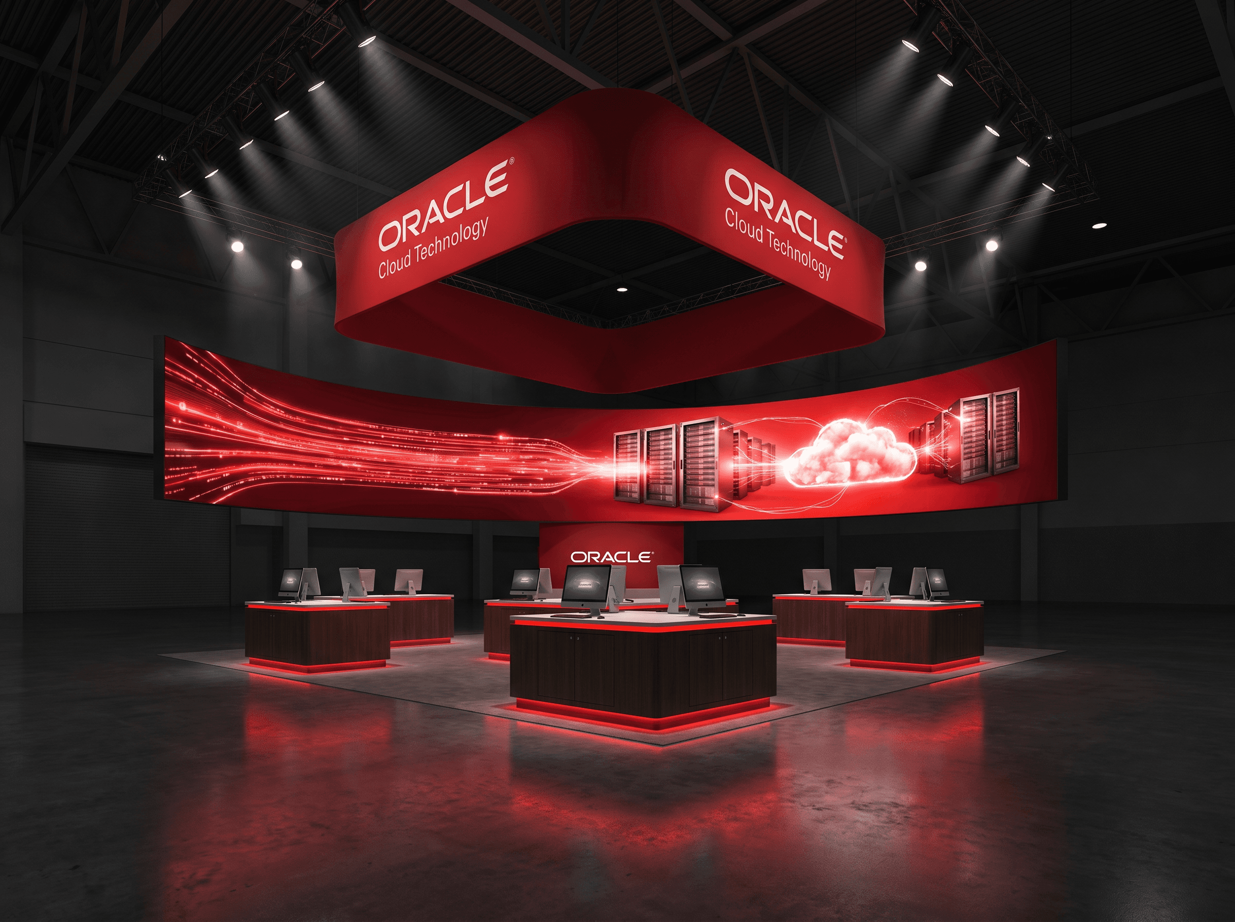 Black Hat 20x20 LED Wall Exhibit – Technology Companies