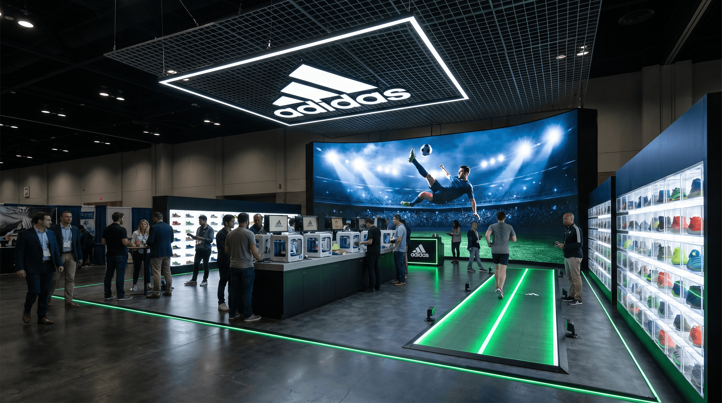 PGA Show 20x30 LED Display Exhibit for Sports Brands